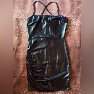 Women’s Faux Leather Mini Dress
